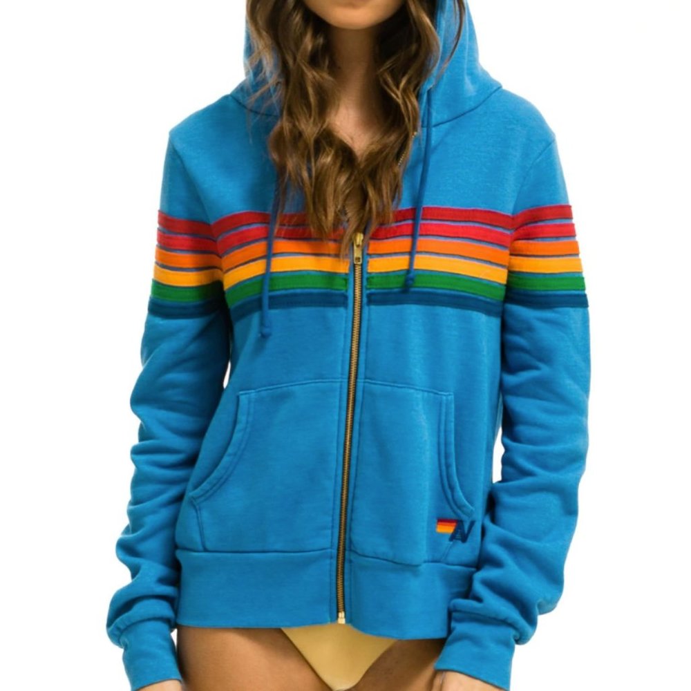 Aviator Nation Six Stripe Hoodie